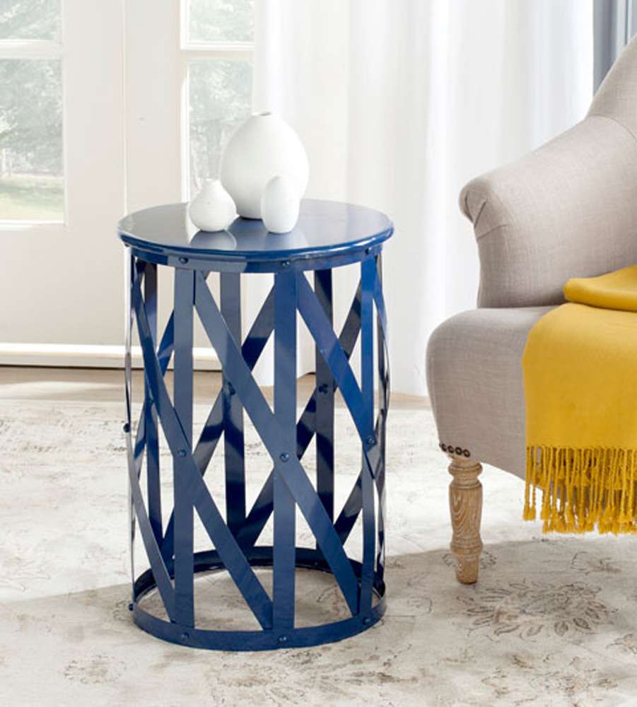 Safavieh - Bertram Stools - Navy - FOX3200B veiw 1