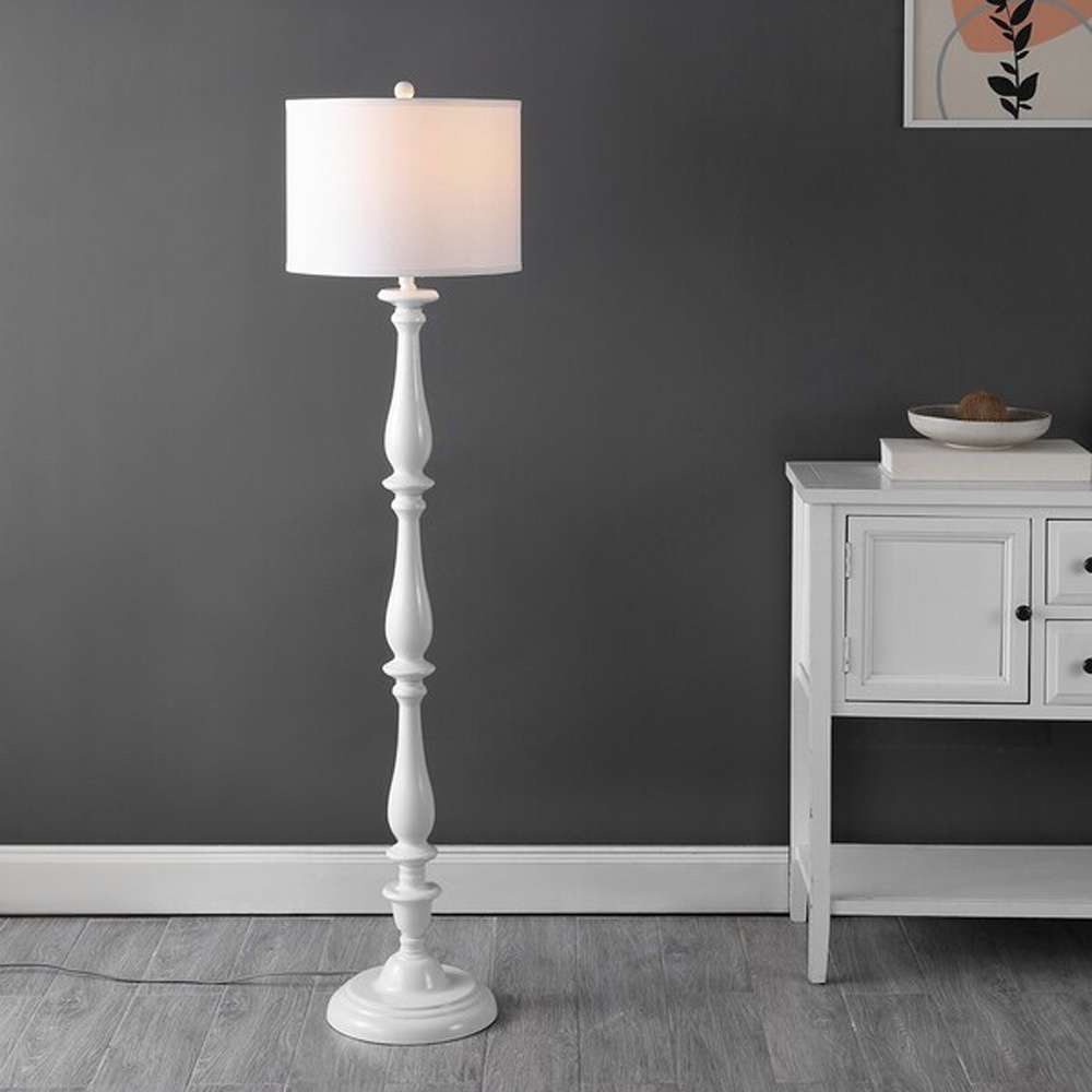 Safavieh - Bessie Candlestick Floor Lamp - White - LIT4327A veiw 2