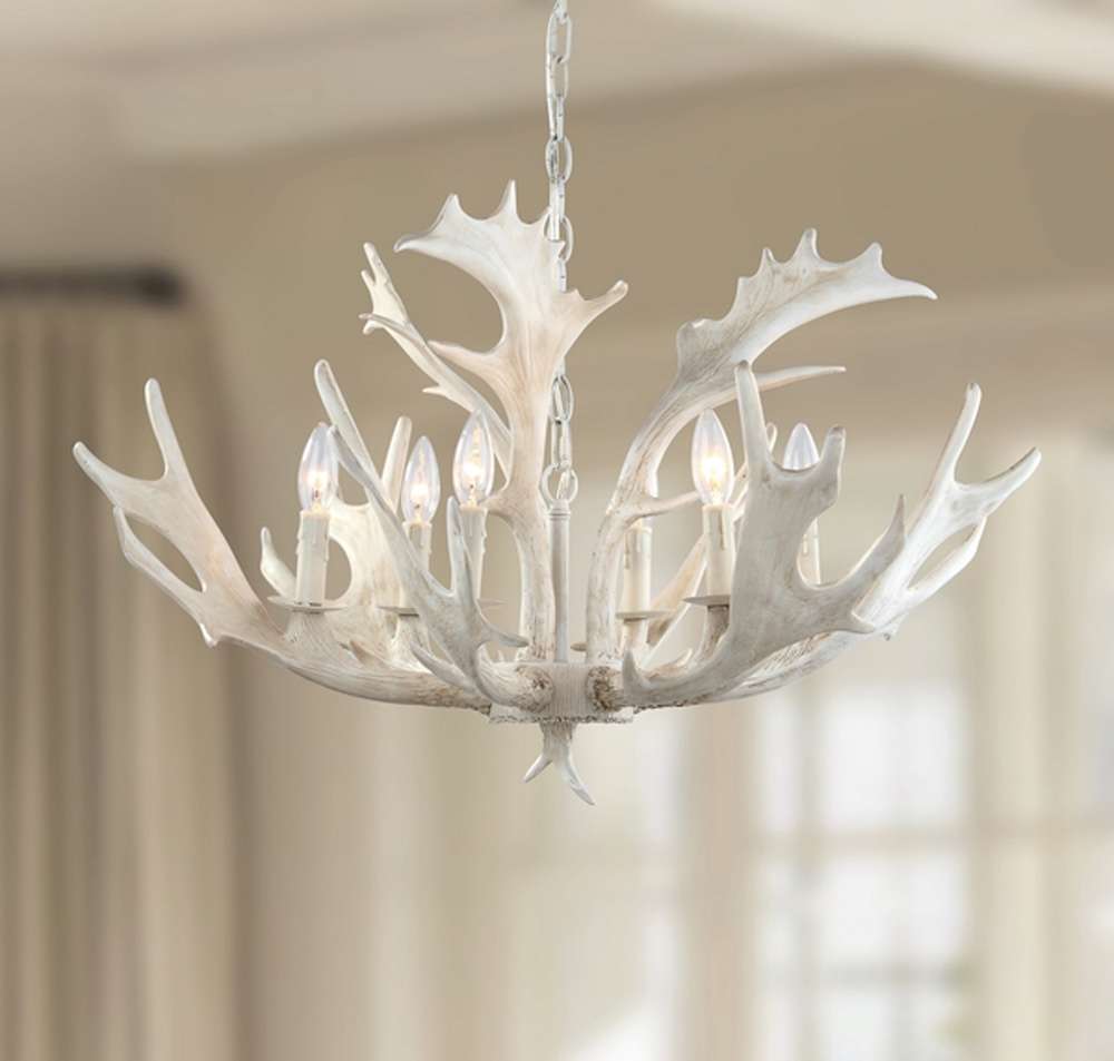 Safavieh - Birch 6Lt 30in Chandelier - White - CHA4003A veiw 1