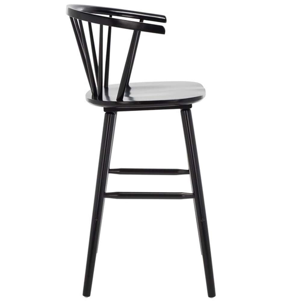 Safavieh - Blanchard Bar Stool - Black (Set of 2) - BST8507A-SET2 veiw 4
