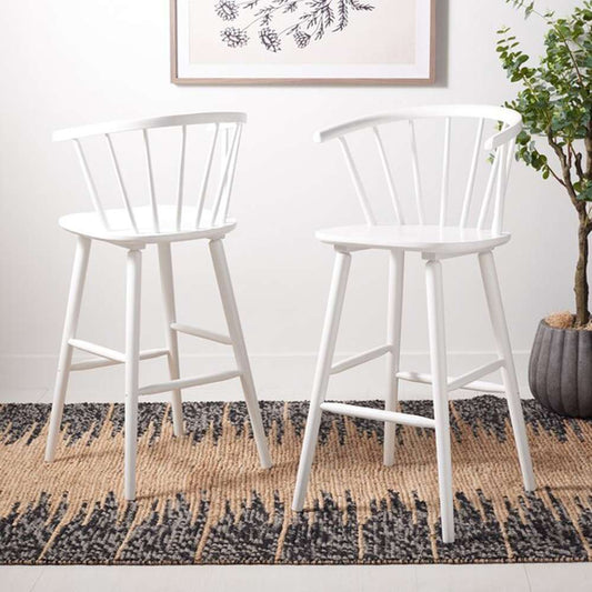 Safavieh - Blanchard Bar Stool - White (Set of 2) - BST8507B-SET2 veiw 2