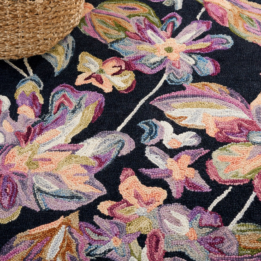 Safavieh - Blossom 461Z Black Plum - 9" X 12" - BLM461Z-9 view 3