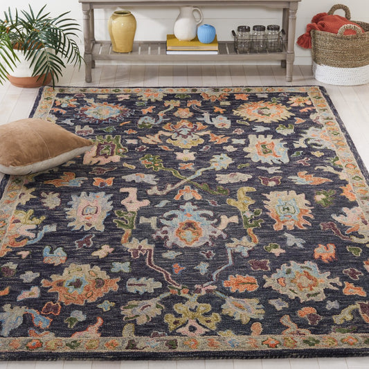 Safavieh - Blossom 465H Dark Grey Sage - 6" X 9" - BLM465H-6 view 2