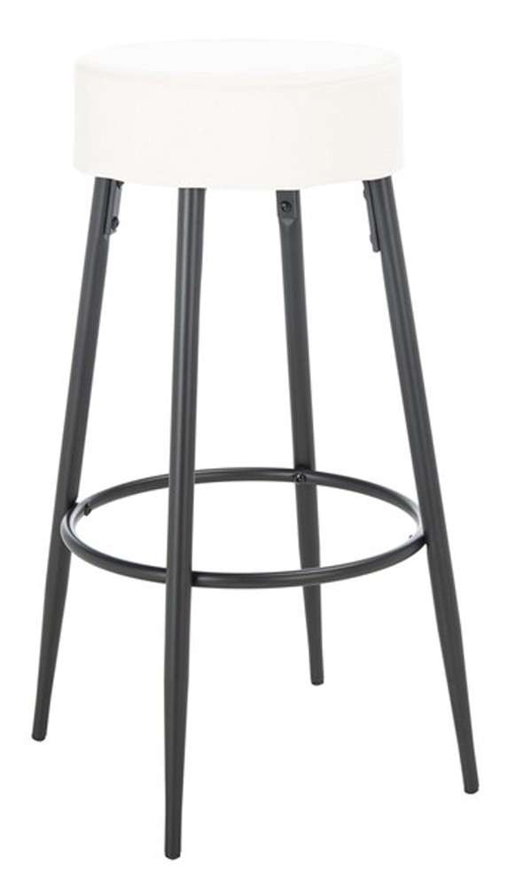 Safavieh - Bohden Round Bar Stool - Ivory - Black - BST7508A veiw 3