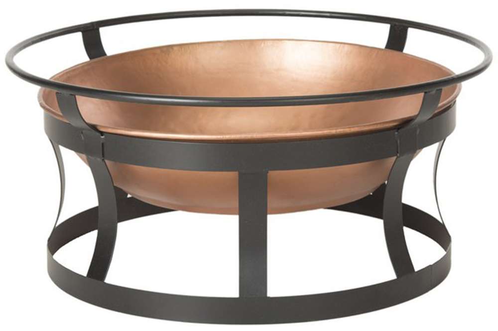 Safavieh - Bonair Fire Pit - Copper - Black - PIT1012A veiw 1