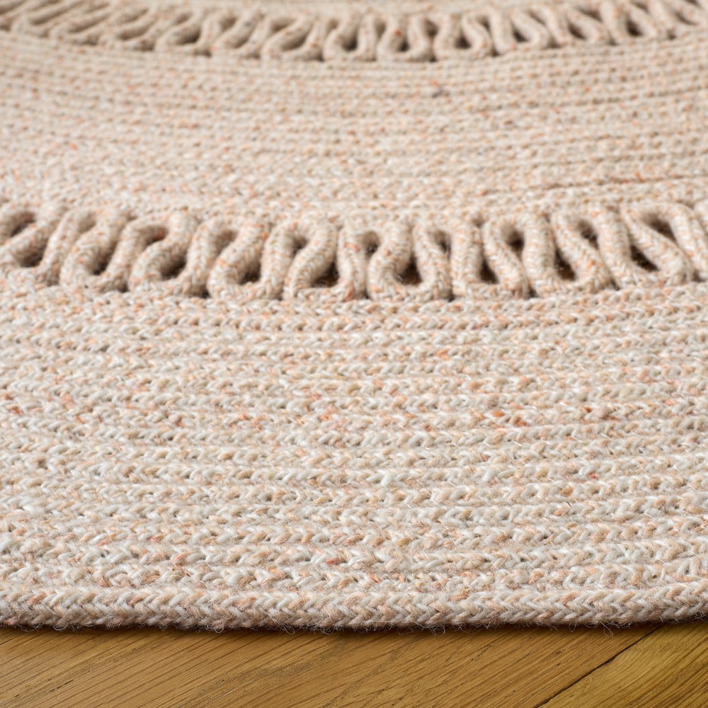 Safavieh - Braided 554P Peach Ivory - 3" X 3" - BRD554P-3R view 3