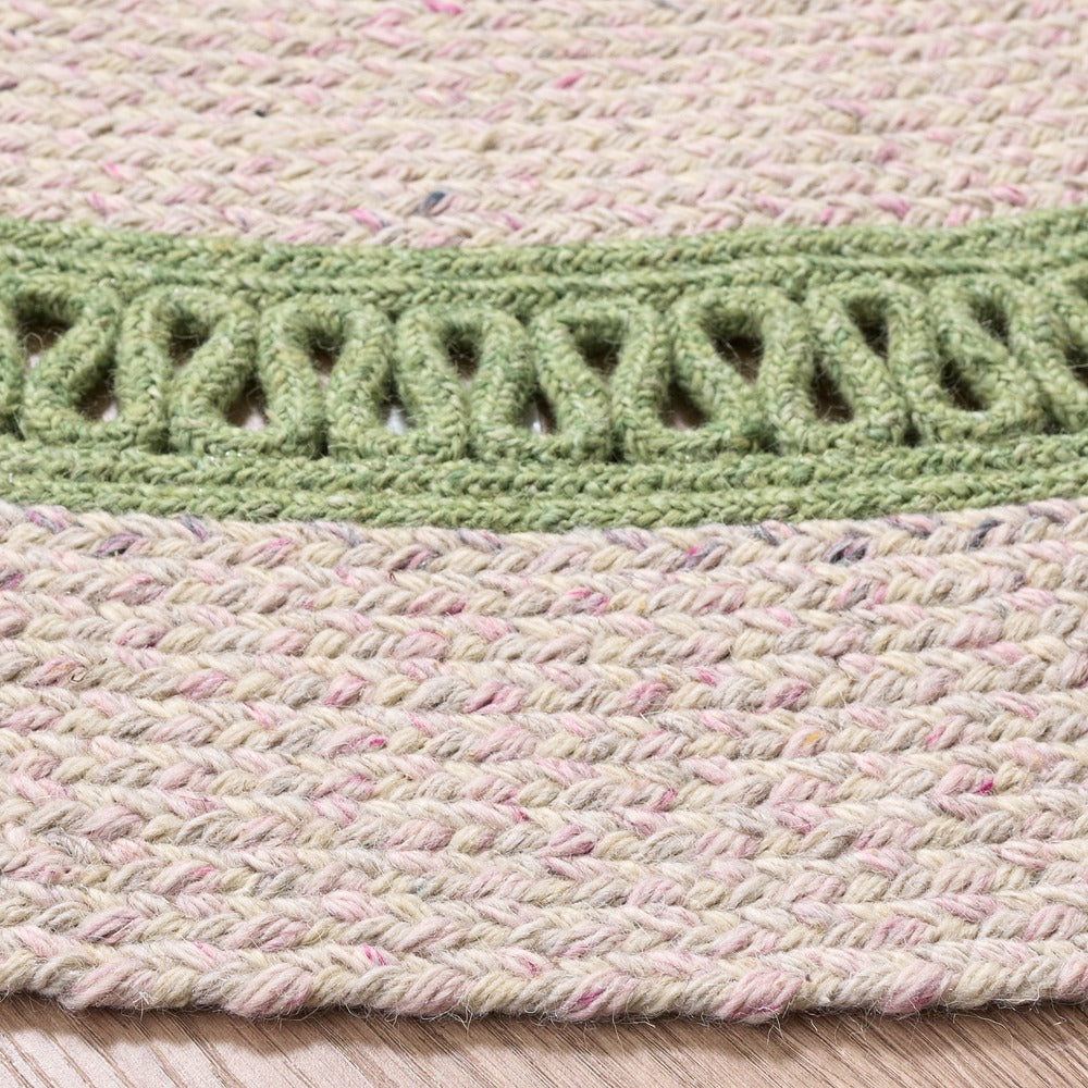 Safavieh - Braided 560Y Green Pink - 6" X 6" - BRD560Y-6R view 3