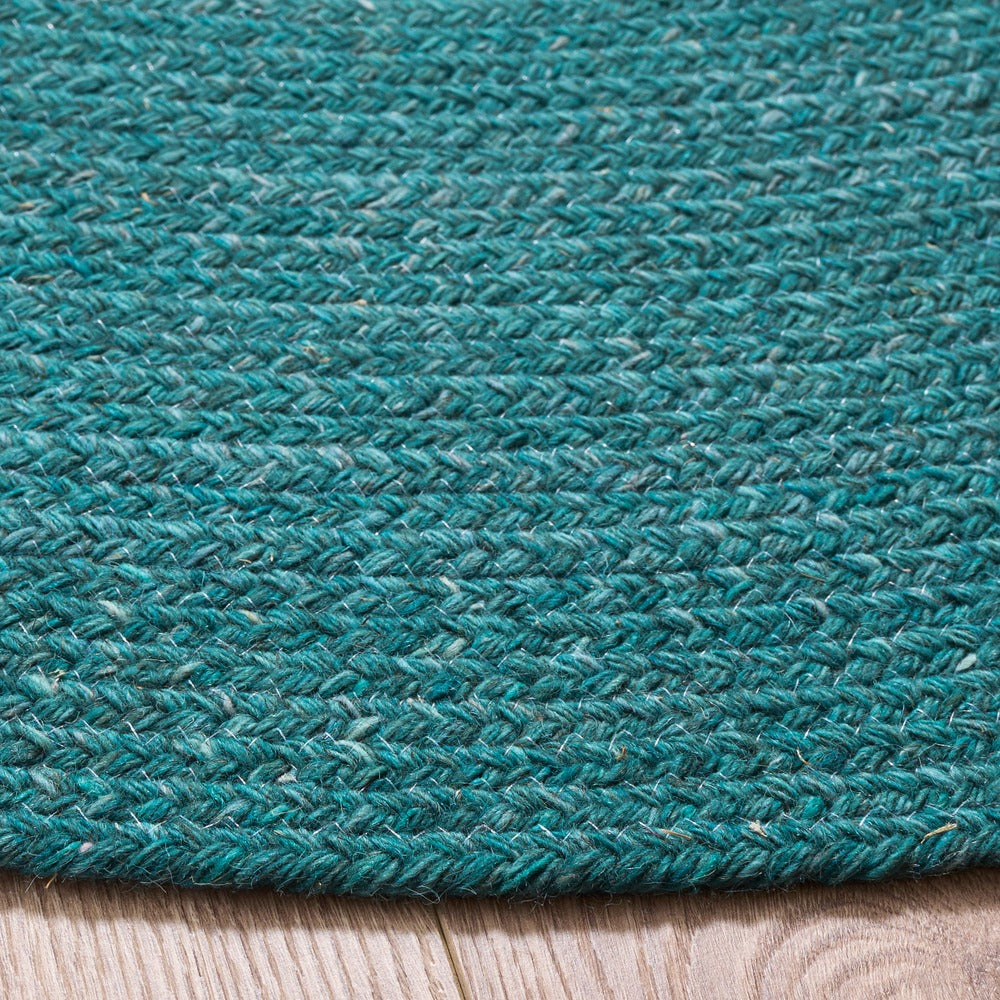 Safavieh - Braided 562K Turquoise Ivory - 6" X 6" - BRD562K-6R view 3