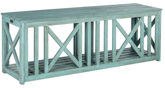 Safavieh - Branco Bench - Beach House Blu - FOX6706C veiw 2