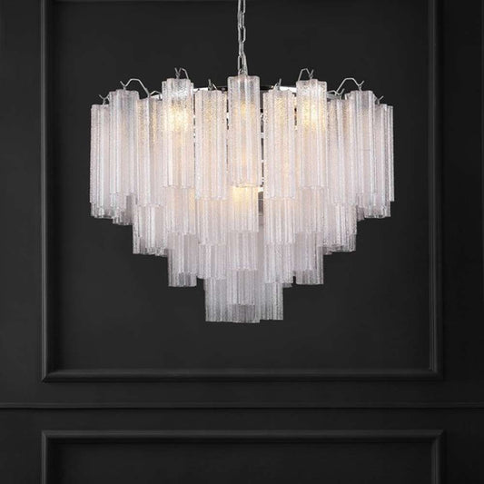 Safavieh - Couture - Breanna Glass Chandelier - Chrome - Clear - CTL1057A veiw 2