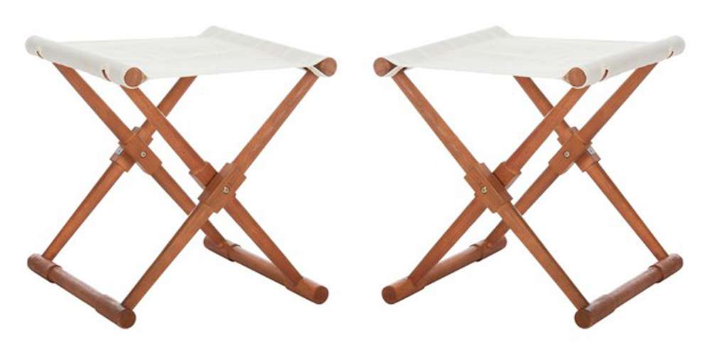 Safavieh - Breanne Stool - Natural - Beige (Set of 2) - PAT7053A-SET2 veiw 1