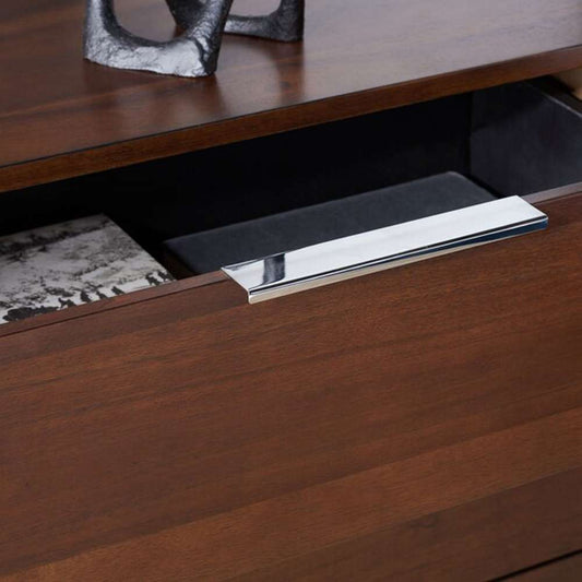 Safavieh - Brylin 3 Drawer Nightstand - Dark Walnut - NST6404A veiw 2