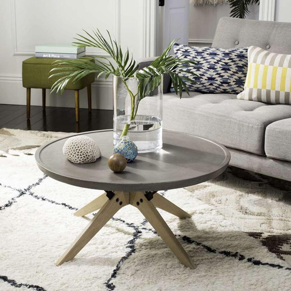 Safavieh - Bryson In/Outdoor Coffee Table - Dark Grey - VNN1026A veiw 2