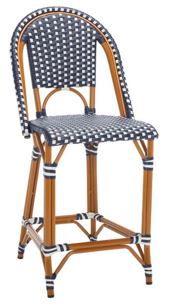 Safavieh - California Counter Stool - Navy - White - PAT7532E veiw 4