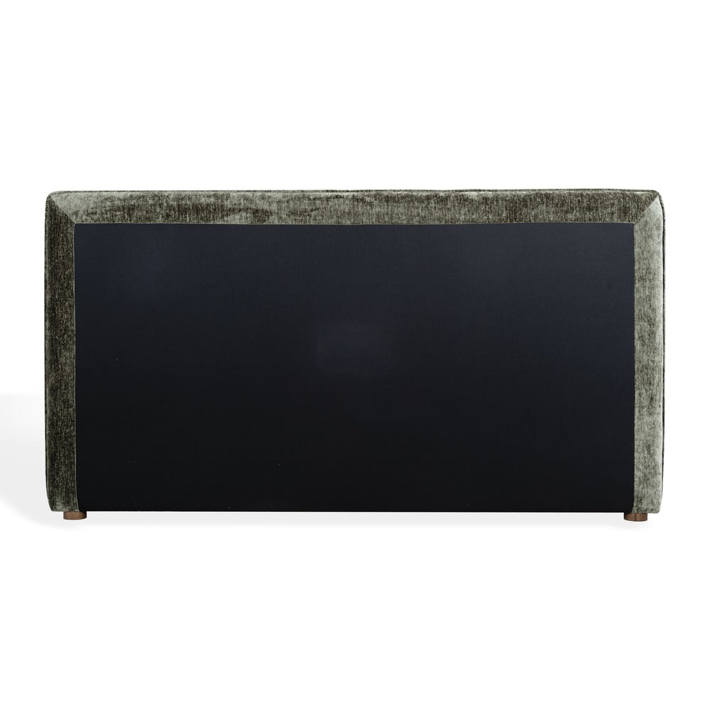 Safavieh - Callahan Chenille King Bed / Dark Green / Walnut - SFV4801K-K-2BX view 5