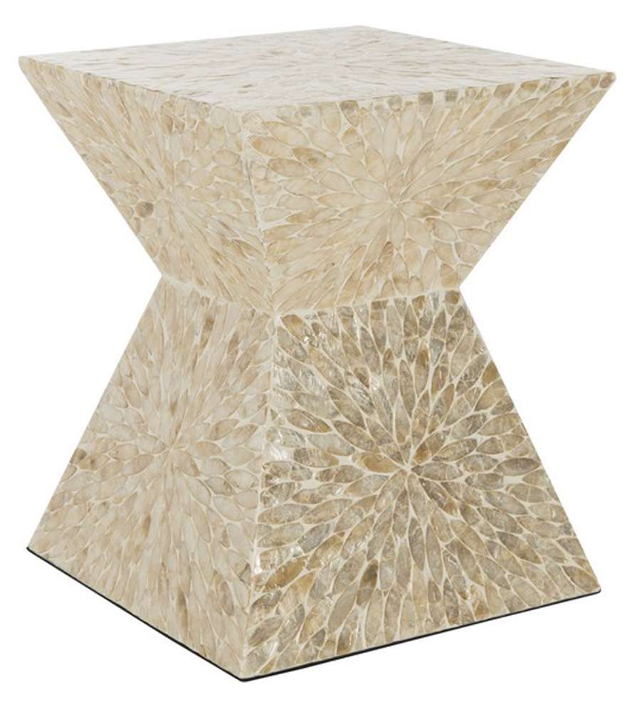 Safavieh - Calypso Sunburst Mosaic Stool - Multi - Beige - TRB1005A veiw 3