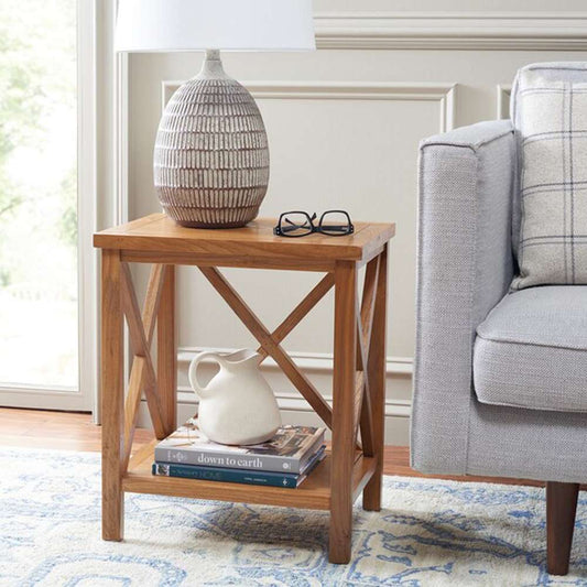 Safavieh - Candace End Table - Oak - AMH6523D veiw 2