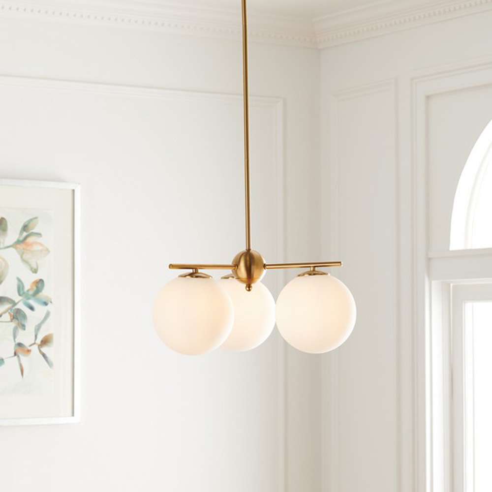 Safavieh - Cantrys 3Lt 18in Chandelier - Brass - CHA7010A veiw 2