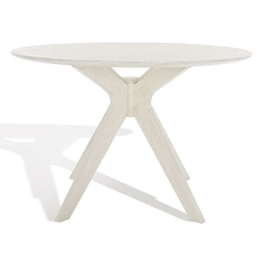 Safavieh - Couture - Carolee 46in Round Dining Table - White Washed - SFV2134A veiw 2