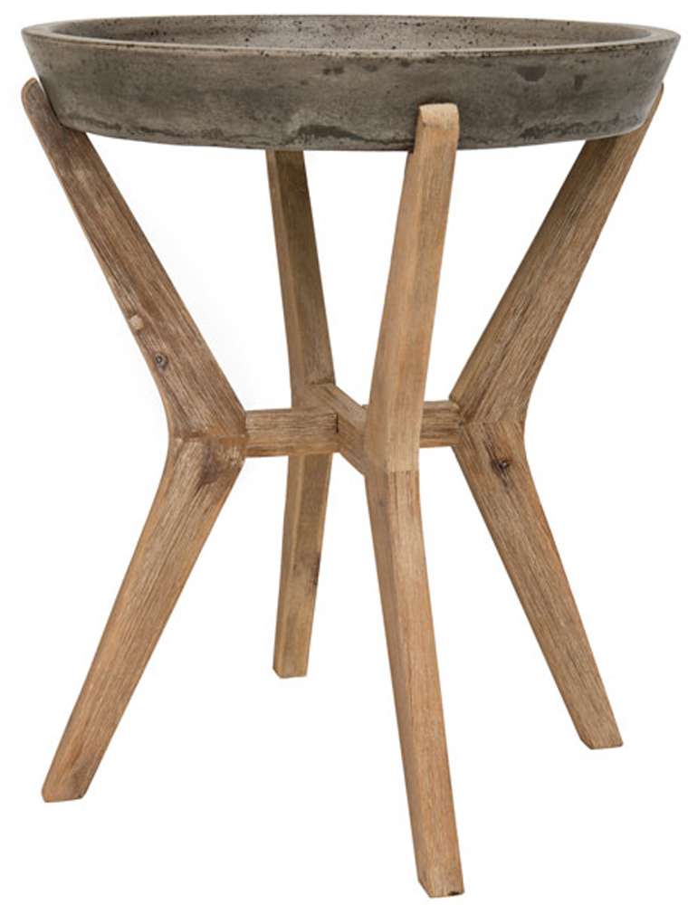 Safavieh - Celeste In/Outdoor Accent Table - Dark Grey - VNN1012A veiw 3