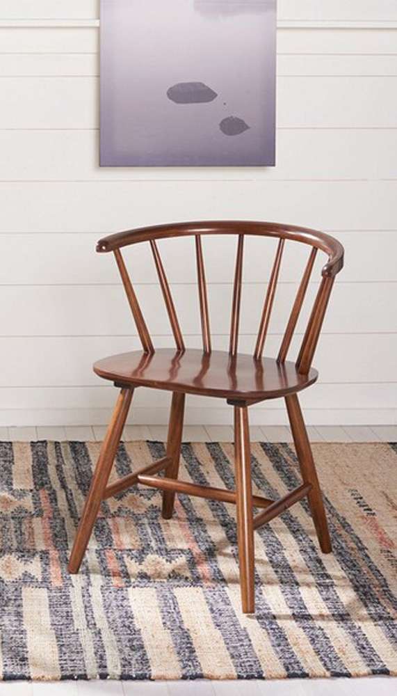 Safavieh - Ceres Dining Chair - Walnut (Set of 2) - DCH1402A-SET2 veiw 1