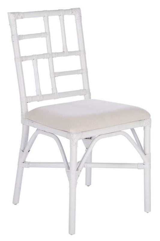 Safavieh - Christine Accent Chair W/ C - White - White (Set of 2) - ACH6507A-SET2 veiw 2