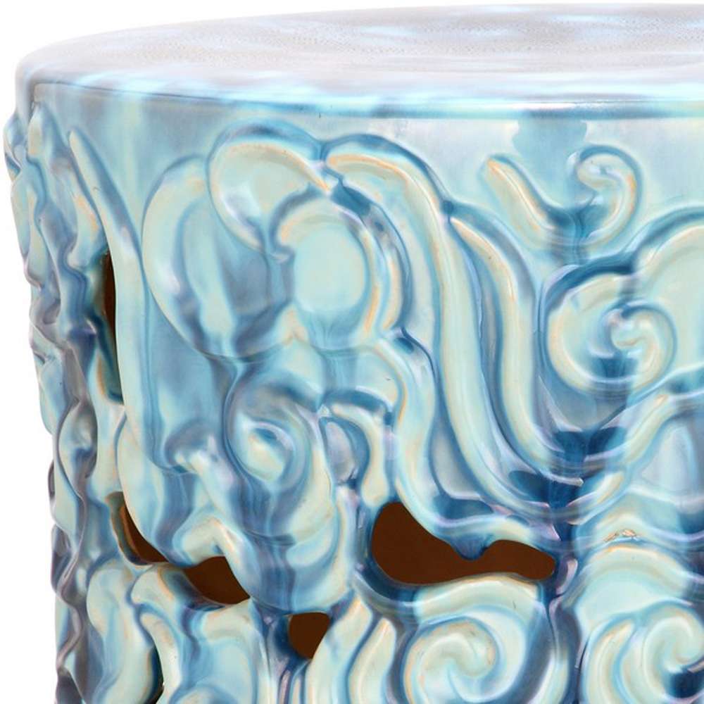 Safavieh - Cloud Garden Stool - Blue - ACS4519B veiw 2