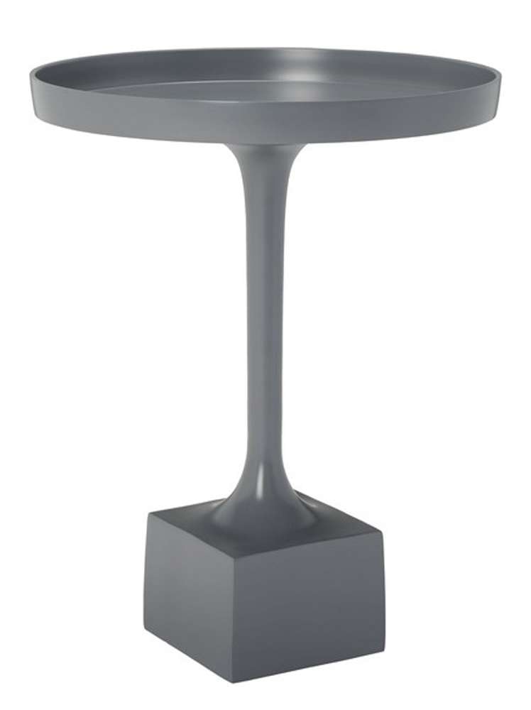 Safavieh - Corvus Round Side Table - Dark Grey - FOX5519B veiw 3