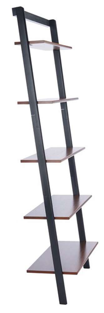 Safavieh - Cullyn 5 Tier Leaning Etagere - Honey Brown - Charcoal - ETG9401A veiw 4