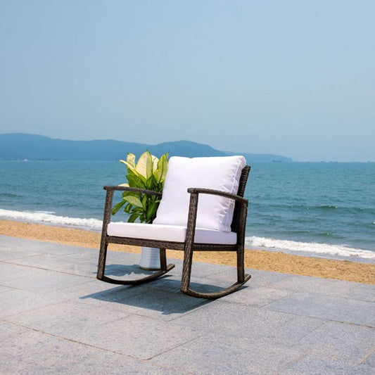 Safavieh - Daire Rocking Chair - Grey Brown - White - PAT7721C veiw 2