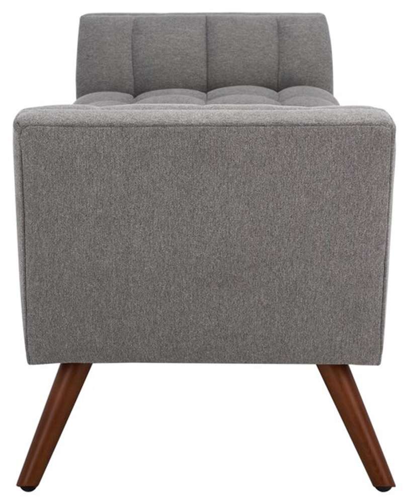 Safavieh - Couture - Damian Tufted Bench - Light Grey - SFV4755A veiw 4