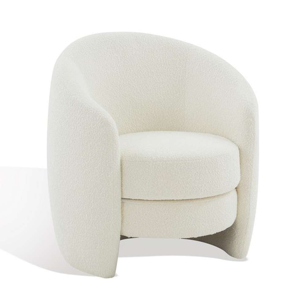 Safavieh - Couture - Danianna Boucle Accent Chair - Ivory - SFV4803A veiw 4