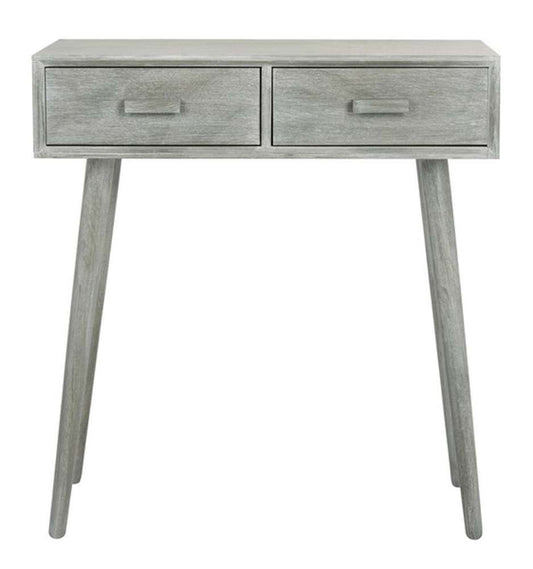 Safavieh - Dean 2 Drawer Console Table - Slate - Grey - COF5701C veiw 2