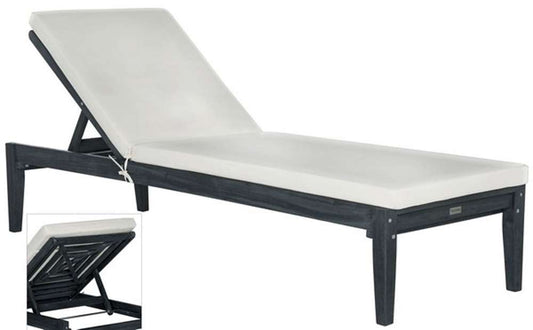 Safavieh - Del Mar Sunlounger - Dark Slate Gray - Beige - PAT6730K veiw 2