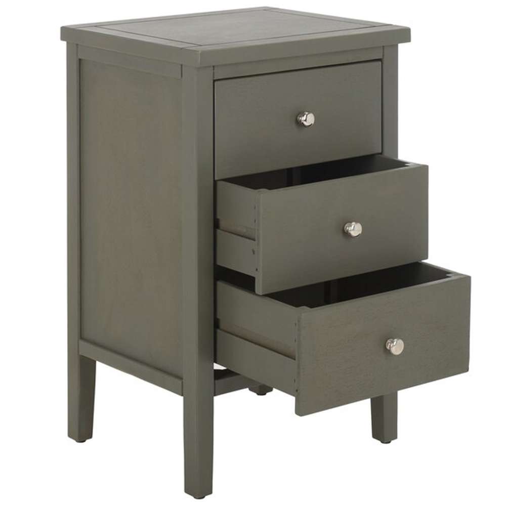 Safavieh - Deniz Night Stand W/Storage - Ash Grey - AMH6628A veiw 4
