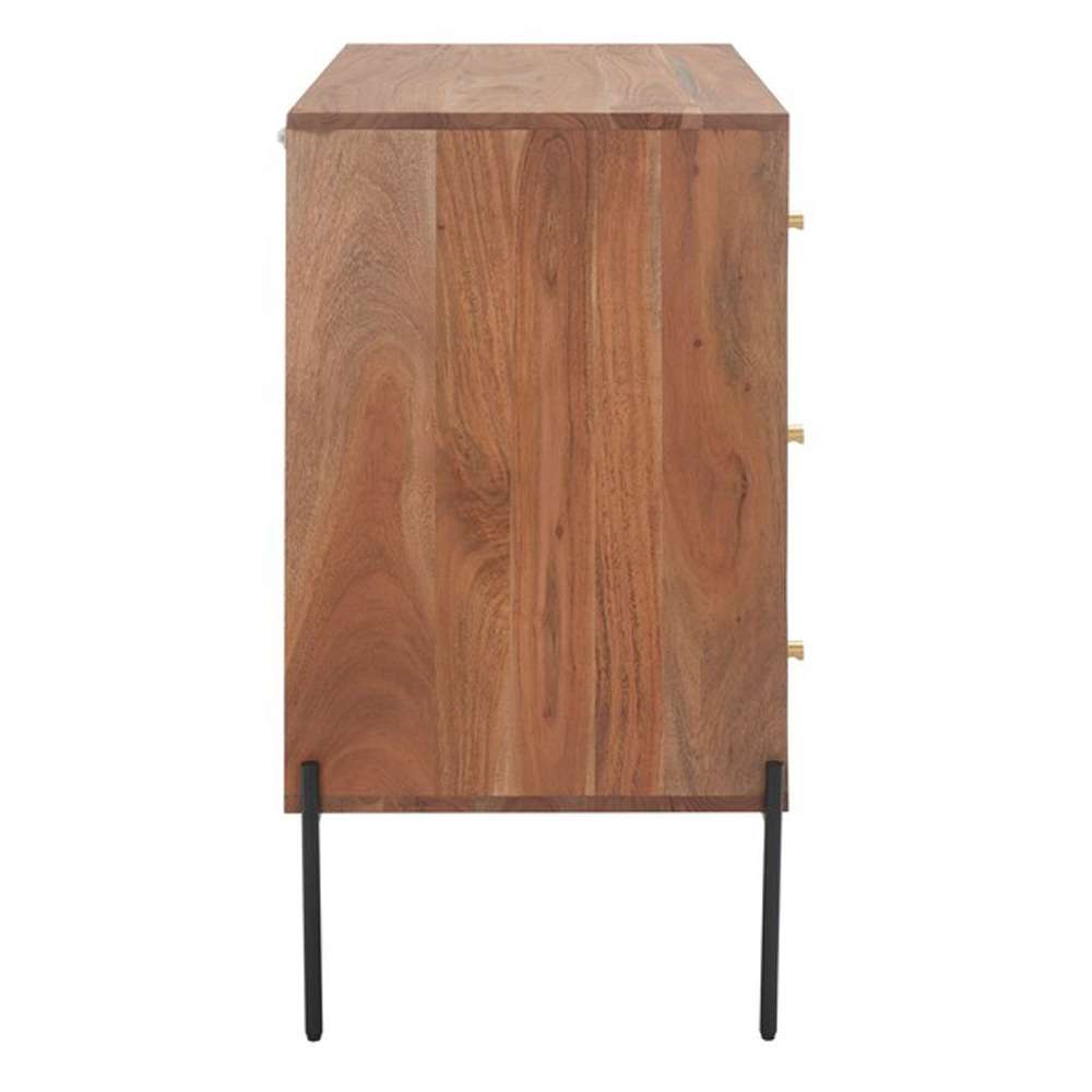 Safavieh - Dowling 3 Drawer Chest - Brown - Black - CHS9002A veiw 5