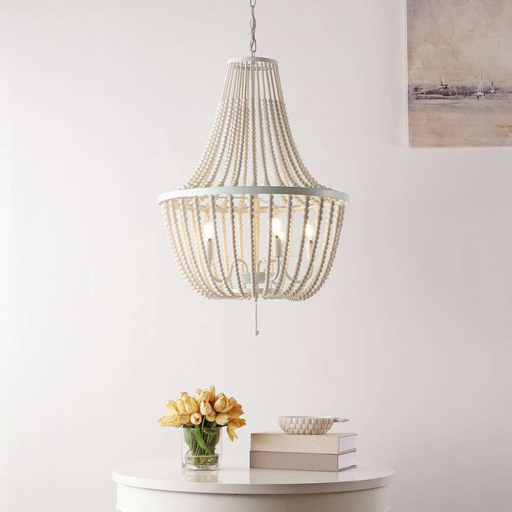 Safavieh - Elanie 5Lt 22 Inch Pendant - Cream - PND4140B veiw 2