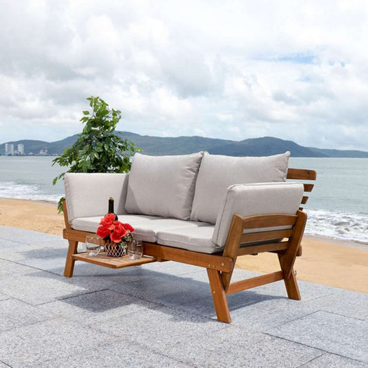 Safavieh - Emely Outdoor Daybed - Natural - Light Grey - PAT7300E veiw 2