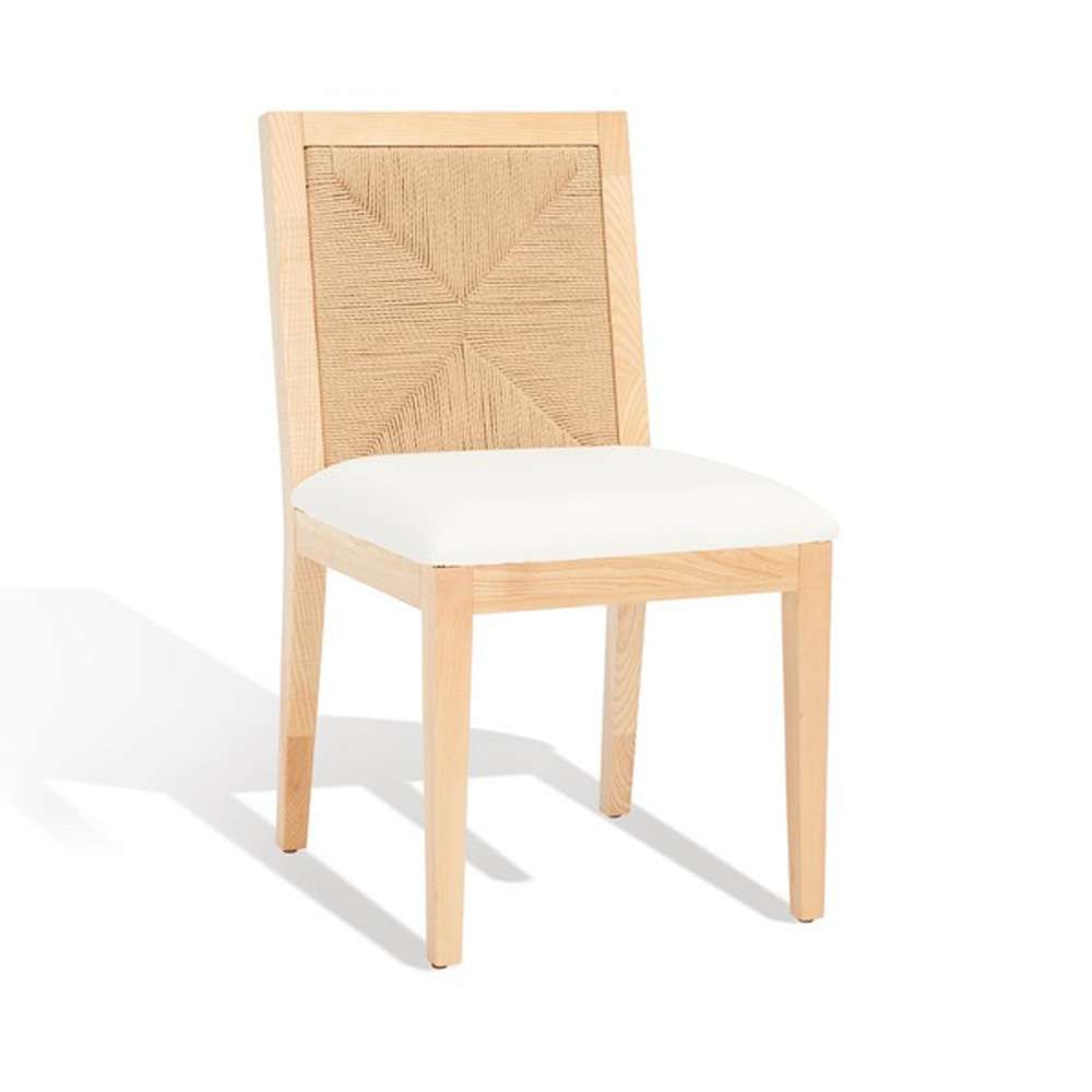 Safavieh - Couture - Emilio Woven Dining Chair - Natural (Set of 2) - SFV4123B-SET2 veiw 4
