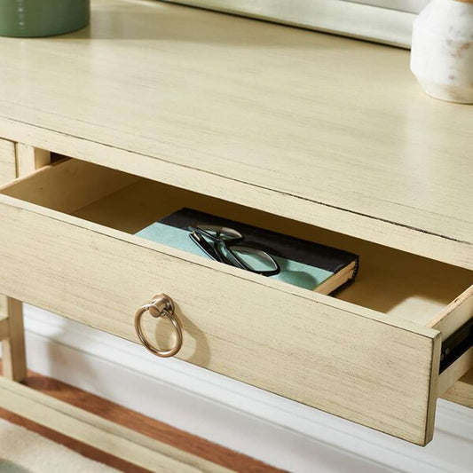 Safavieh - Esther 2 Drawer Desk - Antique White - DSK9200B view 2