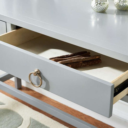 Safavieh - Esther 2 Drawer Desk - Grey - DSK9200D view 2