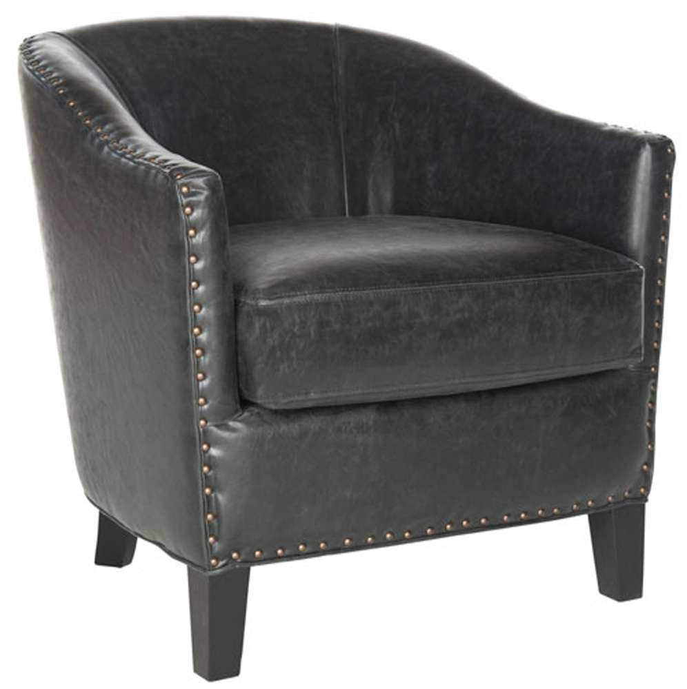 Safavieh - Evander Club Chair - Antique Black - MCR4732A veiw 3