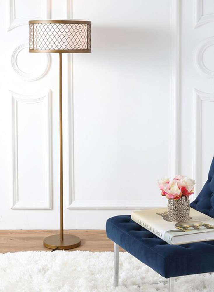 Safavieh - Evie Mesh Floor Lamp - Gold - LIT4199A veiw 1