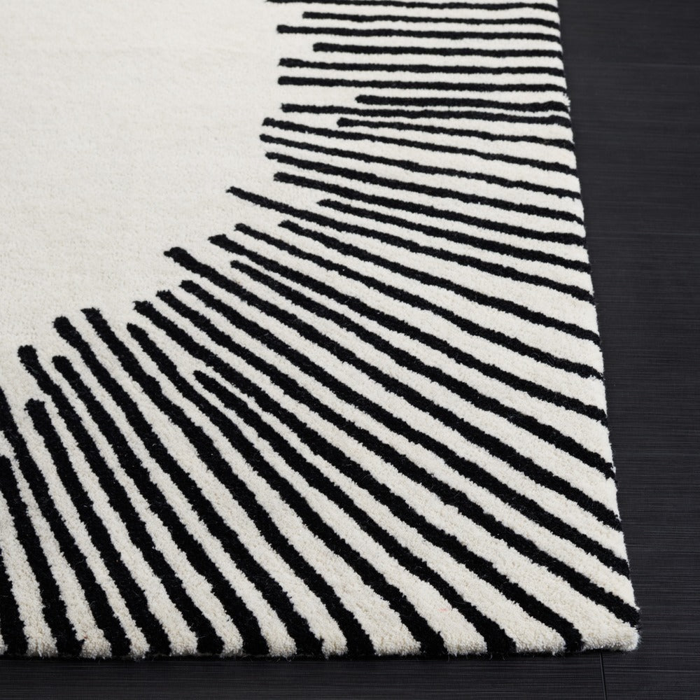 Safavieh - Fifth Avenue 129A Ivory Black - 9" X 9" - FTV129A-9SQ view 2