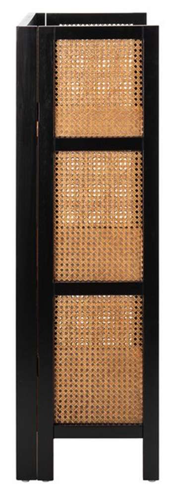 Safavieh - Franz 3 Shelf Open Top Etagere - Black - Natural - ETG2105A veiw 4