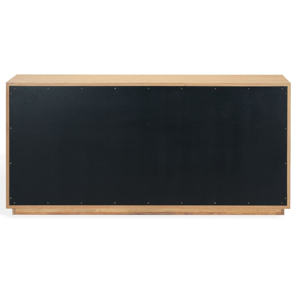 Safavieh - Gabribecca Wood 6 Drawer Dresser / Greige Oak / Brass - SFV4280A view 5