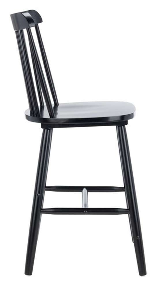 Safavieh - Galena Counter Stool - Black (Set of 2) - BST8503B-SET2 veiw 4