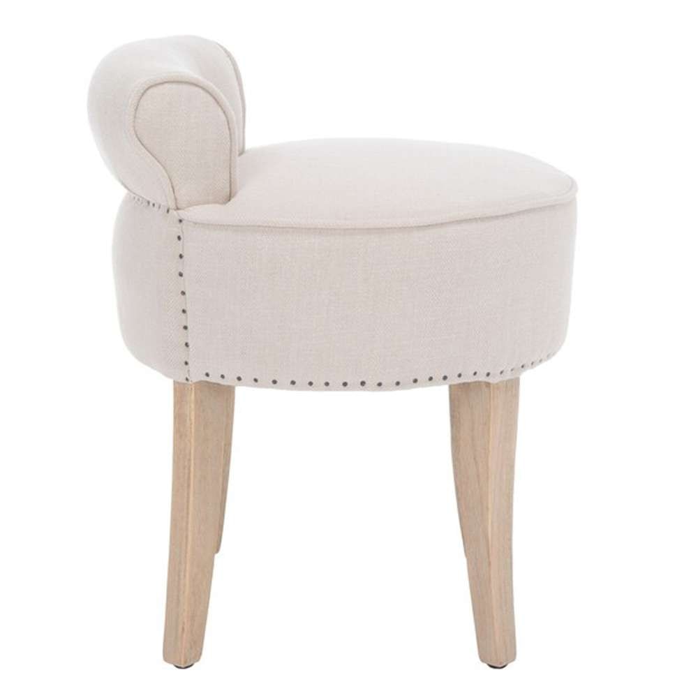 Safavieh - Georgia Vanity Stool - Beige - MCR4546G veiw 4