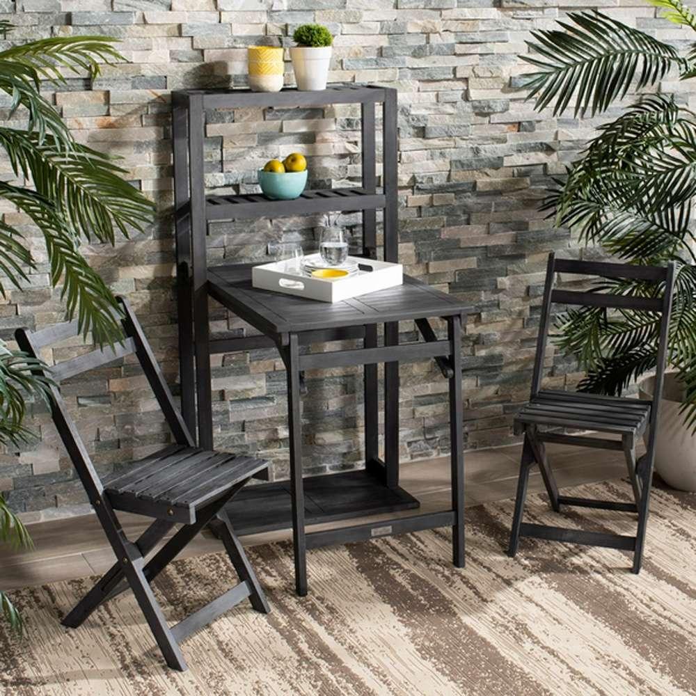 Safavieh - Griffen Balcony Dining Cabinet - Dark Slate Gray - PAT6756B veiw 1
