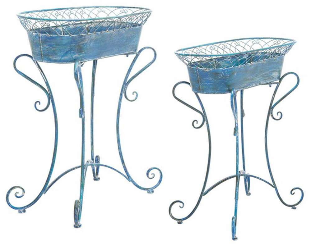 Safavieh - Hendrick Planters - Mossy Blue - PAT5026C veiw 4